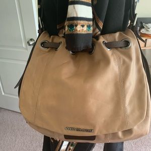 Adolfo Dominguez Soho Shoulder Bag in Tan